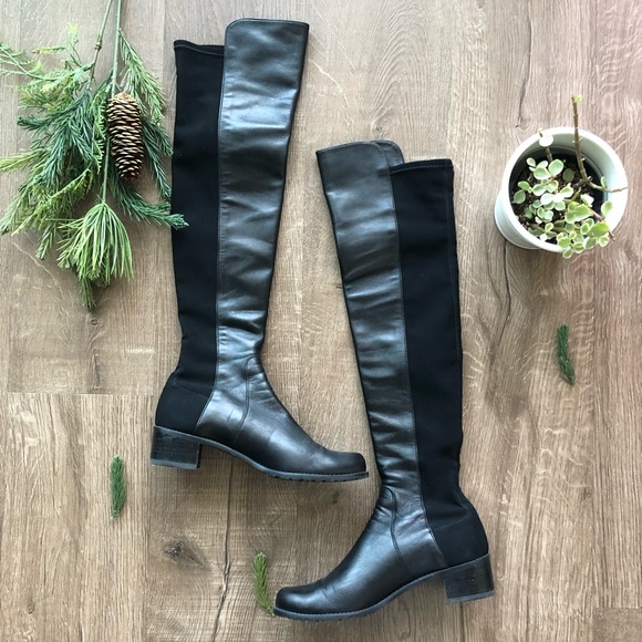 Stuart Weitzman Shoes - Stuart Weitzman Reserve Black Napa Boots 🌿